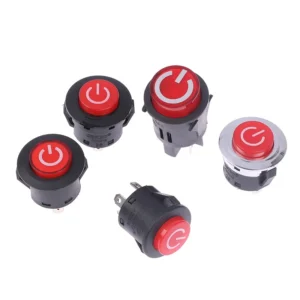 Interruptor de arranque de cochecito, interruptor de arranque de una tecla para coche eléctrico para niños, interruptor de alimentación para coche de batería de bebé, coche eléctrico para niños